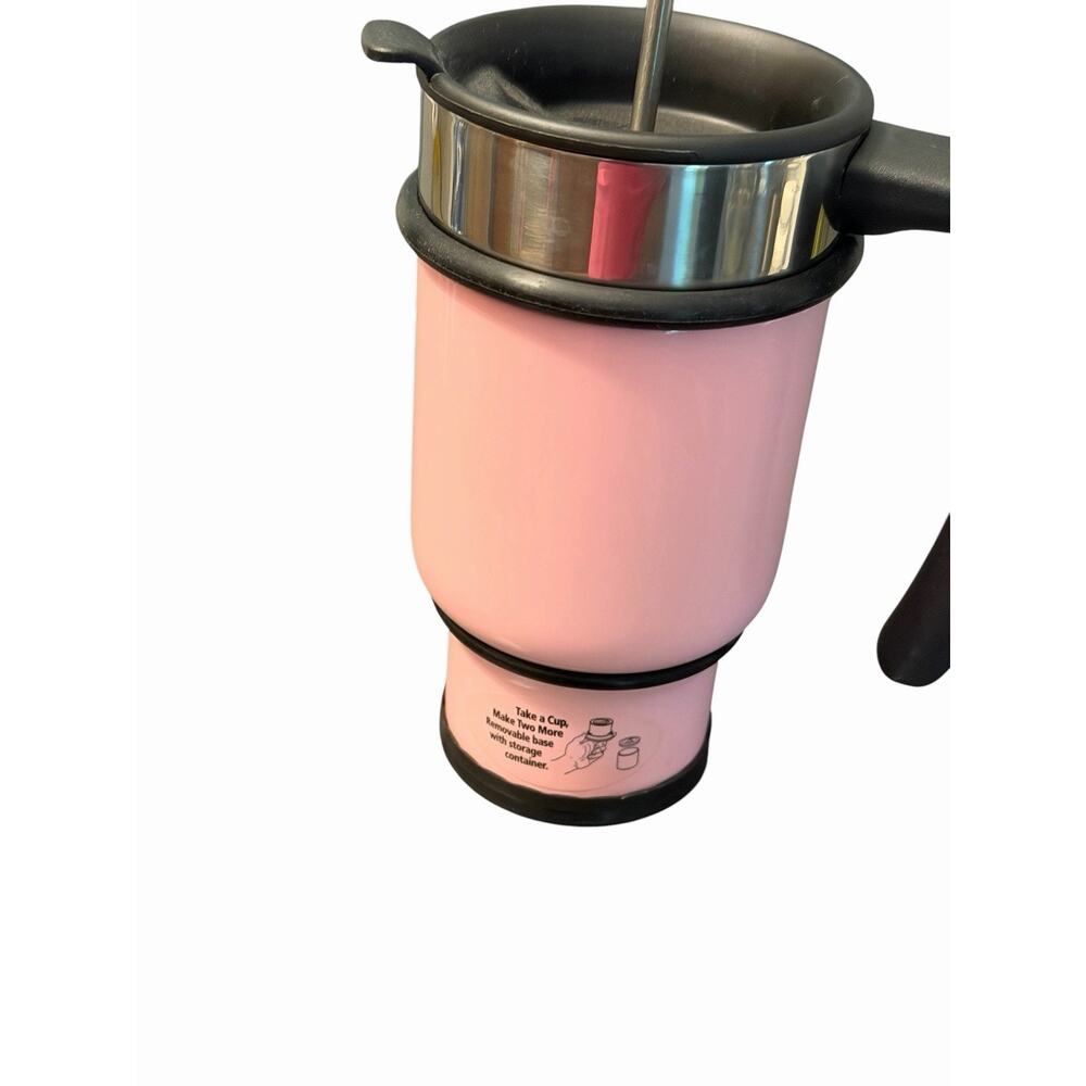 REI Stainless Steel Coffee Mug French Press With Storage For Travel - Picture 2 of 14